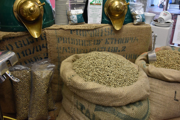 Äthiopien Kaffee Sidamo Grade 2 (5000 gr) Rohkaffee ganze Bohne nicht gemahlen nicht geröstet!