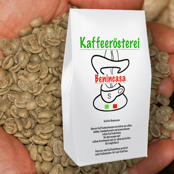 Arabica - Swiss Water Decaf one koffein (1000 gr) Rohkaffee ungemahlen!